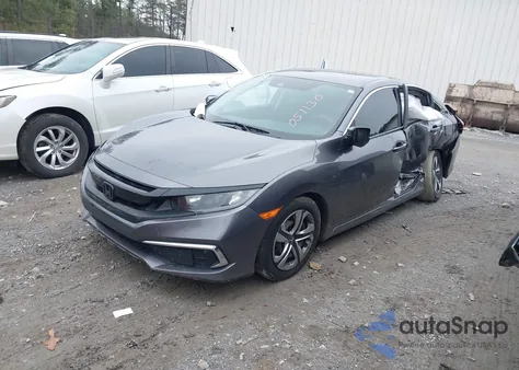 2019 Honda Civic Lx из США, поврежденный, VIN 19XFC2F69KE051130